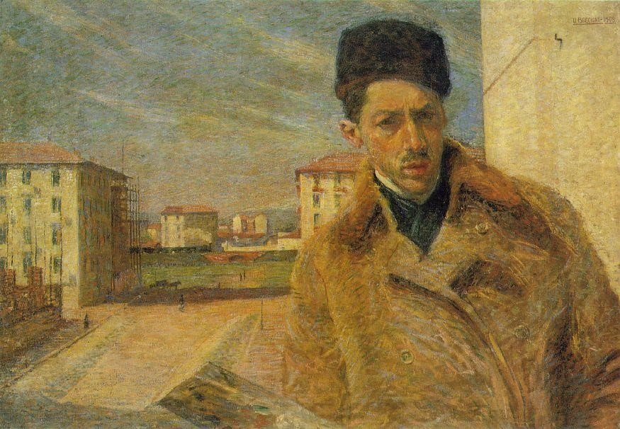 Боччони, Умберто автопортрет