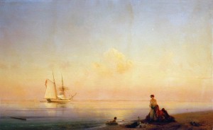 Берег моря штиль