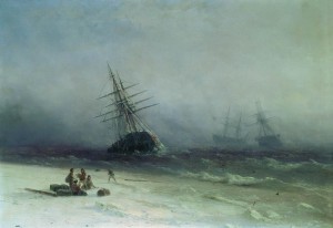 Кораблекрушение в Северном море