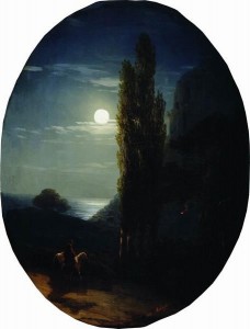 Лунная ночь всадник