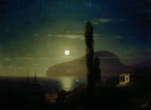 Лунная ночь в Крыму