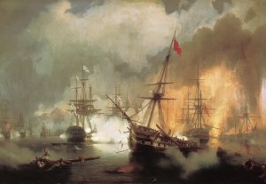 Морское сражение при Наварине 2 октября 1827 года