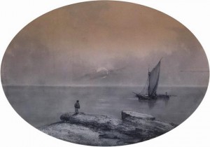 На морском берегу