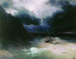 Парусник в бурю
