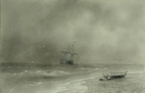 Взволнованное море