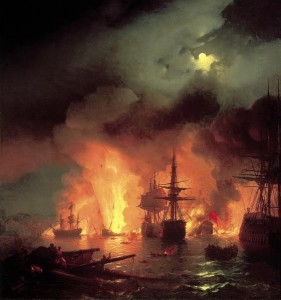 Чесменский бой 25–26 июня 1770 года