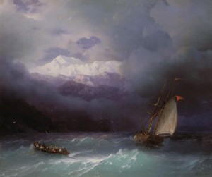 Бурное море
