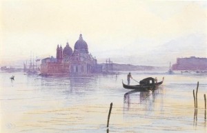 Санта-Мария-делла-Салюте через Бачино (Венеция)