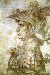Голова воина в шлеме (ок.1472) (Лондон, Британский музей)