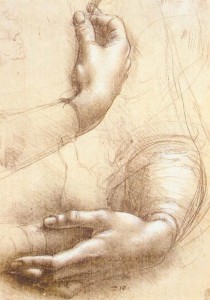 Штудия рук (ок.1474) (Виндзор, Королевс.коллекция)