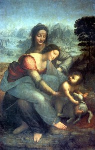Мадонна с младенцем и св.Анной (1509-1513) (Париж, Лувр)