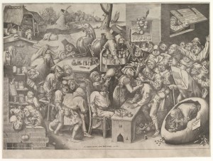 Гравюра. Колдунья из Маллегема (1559) (35.4 х 47.6)_