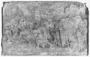 4.1.Рисунок. Свадьба Мопса и Нисы (ок.1566) (26.4 х 41.6) (Нью-Йорк, Метрополитен)