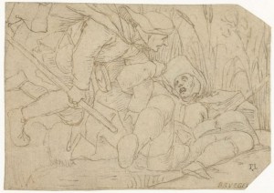 Рисунок. Притча о слепых (9.1 х 12.8) (Амстердам, Гос.музей)