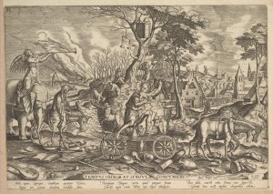 Гравюра. Триумф Времени (1574) (20.9 х 29.9)