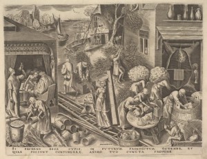 11.2.Гравюра. Добродетели. Благоразумие (Prudentia) (1559-1560) (22 х 29.5)