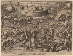 14.2.Гравюра. Добродетели. Отвага (Fortitude) (ок.1559-1560)