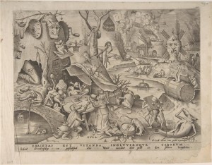 1.3.Гравюра. Страсти. Обжорство (Gula) (1558) (22.3 х 29.3)