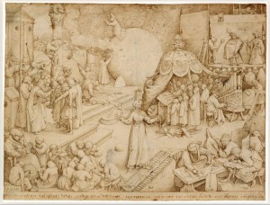 13.1.Рисунок. Добродетели. Умеренность (1559) (22.1 х 29.4) (Роттердам, музей Бойманса ван Бёнингена)
