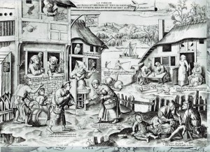 Гравюра. Семь смертных грехов