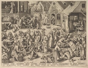 10.2.Гравюра. Добродетели. Любовь (Charitas) (1559-1560) (22.5 х 29.2)