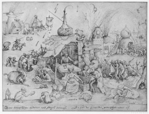 3.1.Рисунок.Страсти. Сребролюбие (Avaritia) (1556) (22.8 х 29.7) (Лондон, Британский музей)