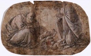 7.Поклонение младенцу (ок.1495) (Флоренция, Уффици)