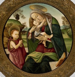 89.Мадонна с младенцем (между 1490-1495) (74 см) (Бразилия, Сан-Паоло, Музей искусства)