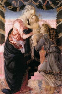 4.1.Мадонна с младенцем и ангелом (1467-1468) (110x70) (Аяччо, Музей искусства)