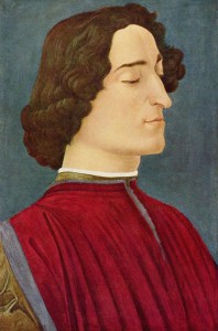 40.Портрет Джулиано де Медичи (ок.1478-1480) (54 x 36) (Берлин, Гос.музей).