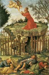 108.Моление о Чаше (ок.1500) (53 х 35) (Гранада, Музей де ла Капелла Реал)