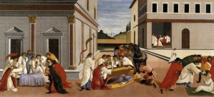 116.3.Три чуда св.Зиновия (1500-1505) (67,3 x 150,5) (Нью-Йорк, муз.Метрополитен)