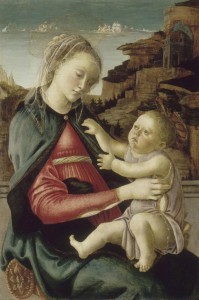 7.Мадонна с младенцем (1465-1470) (73 x 49) (Париж, Лувр).