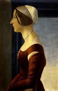 27.3.Портрет молодой женщины (1475) (41 x 61) (Флоренция, палаццо Питти, галерея Палатина)