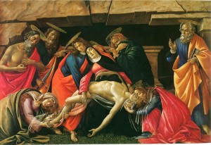 78.2.Оплакивание Христа (св.Иероним, св.Павел, св.Пётр) (1490-1492) (140 x 207) (Мюнхен, Старая пинакотека)