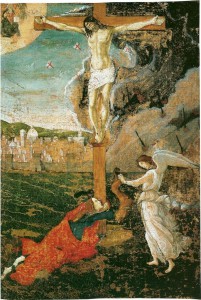 98.Мистическое распятие (ок.1497) (74 х 75) (Кембридж, Музей Гарвардского универс.)