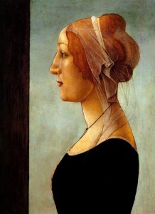 48.Портрет молодой женщины (ок.1482) (49.5 x 35,5) (частная коллекция)