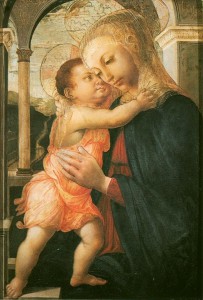 3.Мадонна делла Лоджия (ок.1467) (72 x 50) (Флоренция, Уффици)